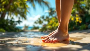 Pies hinchados playa 768x439