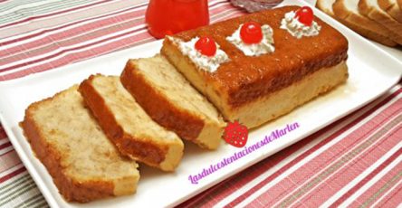 Pudin de pan y leche condensada