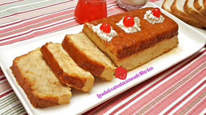 Pudin de pan y leche condensada